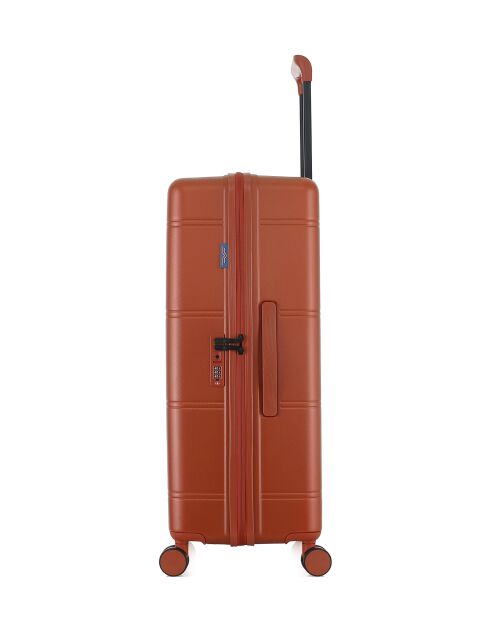 Lot de 4 valises 4 roues doubles Cleveland-O brique - L/M/S/XS
