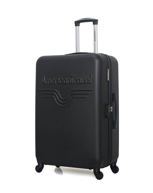 Lot de 2 - Valise grand format et valise weekend Chelsea noires - L/M