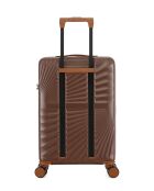 Valise Cabine S 4 roues doubles Oakland chocolat - 38,5x58,5x20 cm