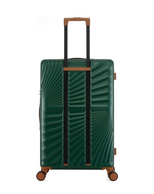 Lot de 4 valises 4 roues doubles Oakland-O vert foncé - L/M/S/XS