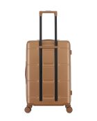 Lot de 2 - Valise weekend et valise cabine 4 roues doubles Cleveland brun clair - M/XS
