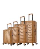 Lot de 4 valises 4 roues doubles Seattle-O bronze - L/M/S/XS