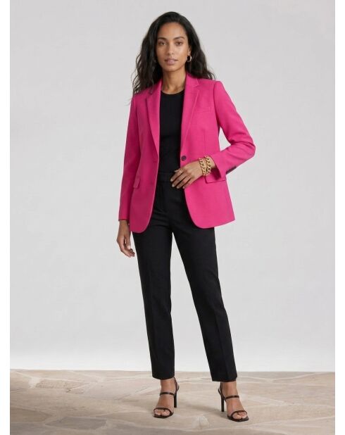 Veste costume 2 boutons pink