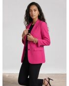 Veste costume 2 boutons pink