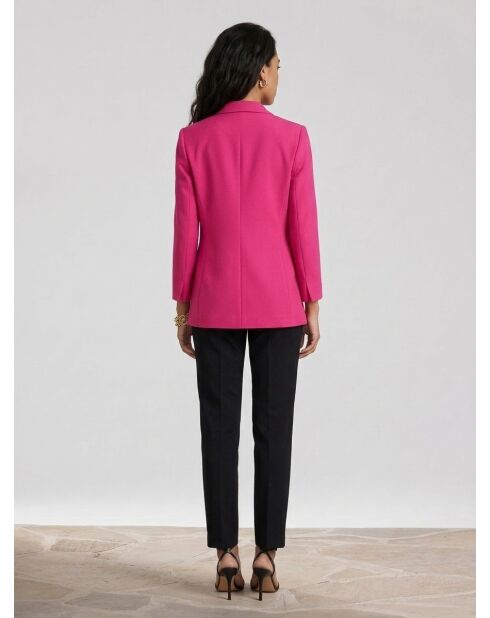 Veste costume 2 boutons pink