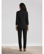 Veste costume 2 boutons black