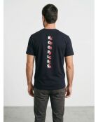 Kurzarm-T-Shirt mit schwarzem Logo