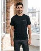 Kurzarm-T-Shirt mit schwarzem Logo