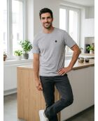 T-shirt met grijs wapenschild