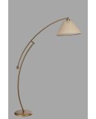 Lampadaire 8972-6 beige doré - 155x40x20 cm
