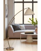 Lampadaire 8972-6 beige doré - 155x40x20 cm
