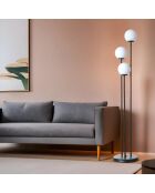 Lampadaire 8813-1 noir blanc - 150x30 cm