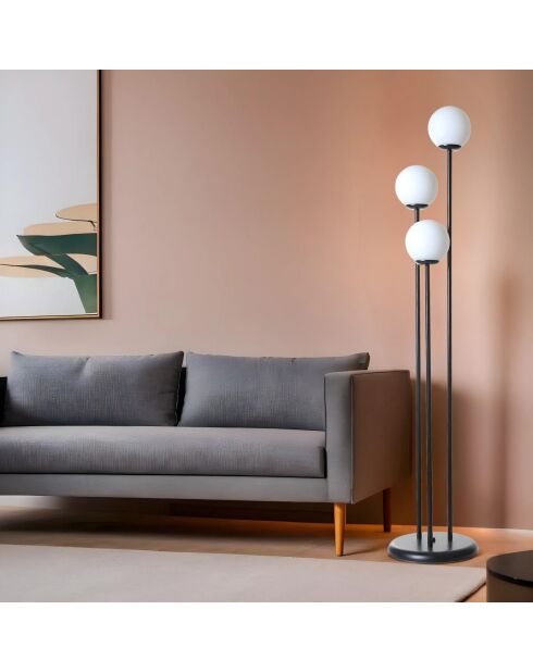 Lampadaire 8813-1 noir blanc - 150x30 cm