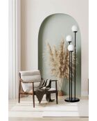 Lampadaire 8813-1 noir blanc - 150x30 cm
