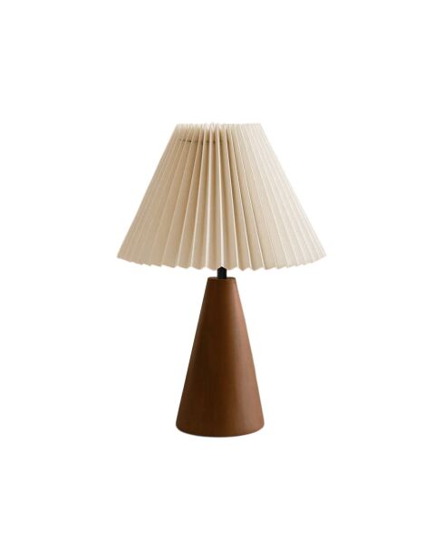 Lampe de table 242091 crème noix- 35x22x14 cm