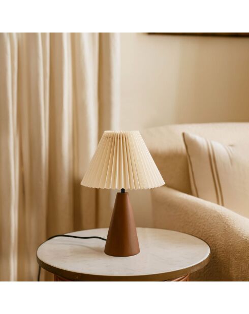 Lampe de table 242091 crème noix- 35x22x14 cm