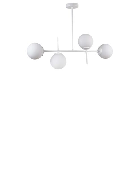 Lampadario 8990-2 bianco - 65x15x15 cm