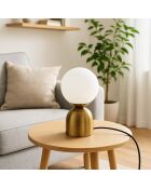 Lampe de table 242095 blanc antiquités - 28x15x15 cm