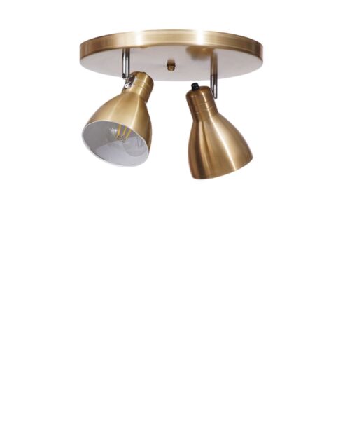Lampadario 8996-2 oro - 20x11x17 cm