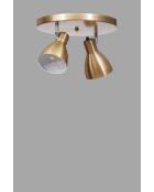 Lampadario 8996-2 oro - 20x11x17 cm