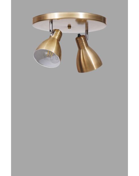 Lampadario 8996-2 oro - 20x11x17 cm