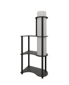 KS-11121 schwarze Stehleuchte - 120x17x82 cm