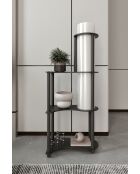 KS-11121 schwarze Stehleuchte - 120x17x82 cm
