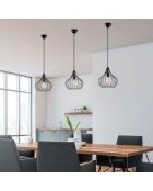 Mesopotamya Kronleuchter - N-1277 schwarz - 126x27 cm