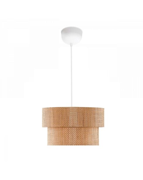 Kroonluchter 242123 beige wit - 70x30x14 cm