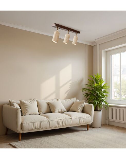 Lustre Lıebe beige noyer - 60 x6,5x18 cm