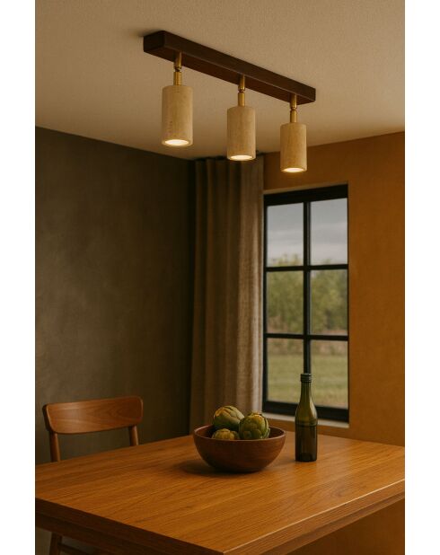 Lustre Lıebe beige noyer - 60 x6,5x18 cm