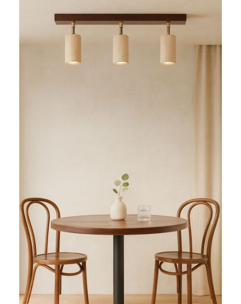 Lustre Lıebe beige noyer - 60 x6,5x18 cm