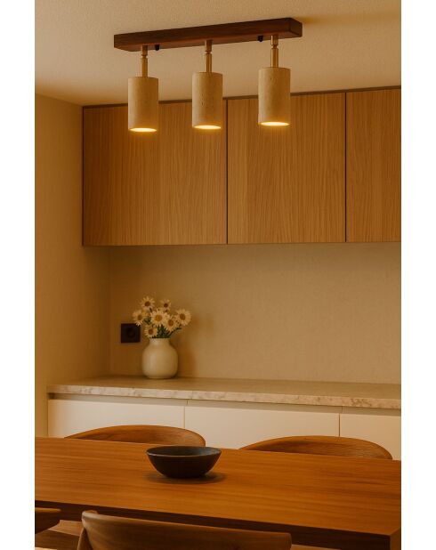 Lustre Lıebe beige noyer - 60 x6,5x18 cm
