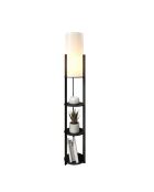 Lampadaire Radiante noir - 135 x17x35 cm
