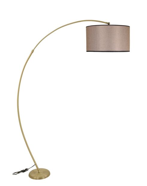 8540-11 donkere rieten vloerlamp - 185 x185 x30 cm
