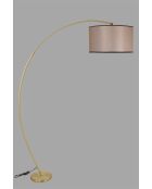8540-11 donkere rieten vloerlamp - 185 x185 x30 cm