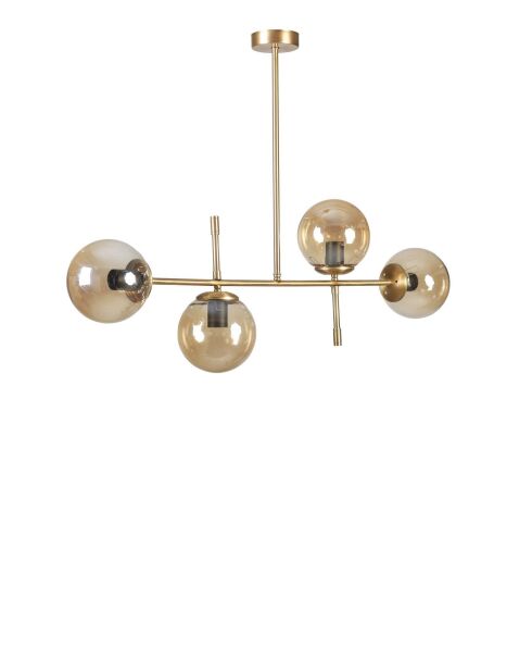 Lampadario 8712-2 oro - 90x15x65 cm