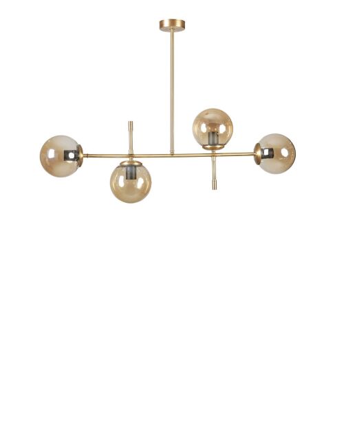 Lampadario 8712-2 oro - 90x15x65 cm