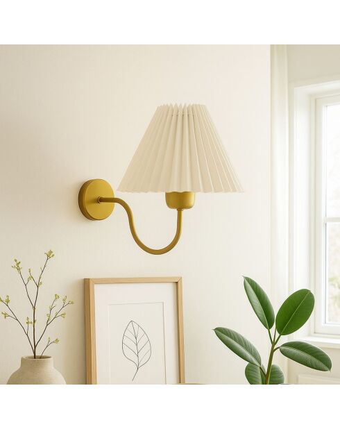 Applique murale 242083 crème - D:22 cmx14 cm