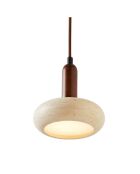 Lustre Ver - Noixbeige noyer - 152x22x16 cm