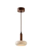 Lustre Ver - Noixbeige noyer - 152x22x16 cm