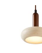 Lustre Ver - Noixbeige noyer - 152x22x16 cm
