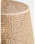 Lampe de table Hasır Sapkalı Traverten marron beige - 48x30x19 cm