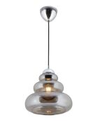 Lustre 64462 gris - 60x25x14 cm