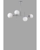 Lustre 8990-1 blanc gris - 65x15 cmx15 cm