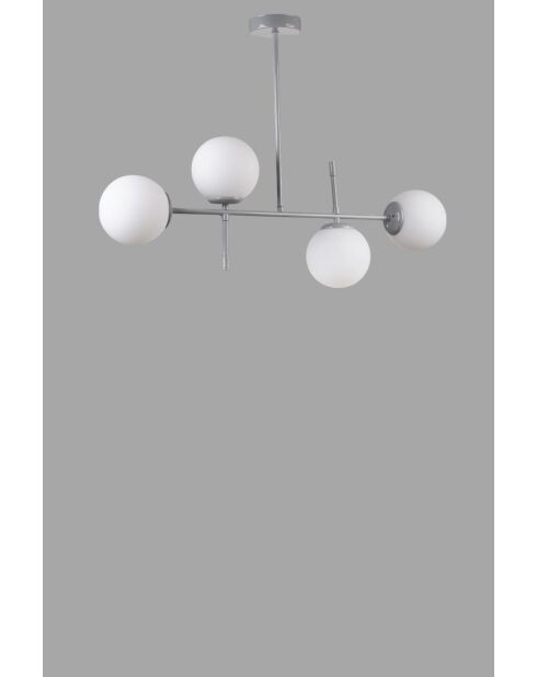 Lustre 8990-1 blanc gris - 65x15 cmx15 cm