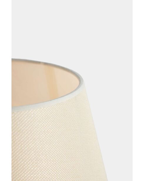 Lampe de table Travertin de Kumas Sapkalı crème beige - 48x30x19 cm