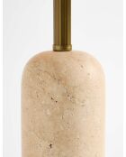 Lampe de table Travertin de Kumas Sapkalı crème beige - 48x30x19 cm