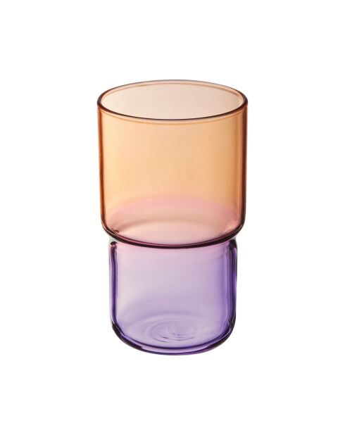 Lot de 6 verres Candy Mix Berlingot multicolore - 32 cl