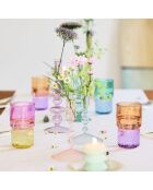 Lot de 6 verres Candy Mix Berlingot multicolore - 32 cl